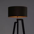 Vloerlamp-tripod-zwart-met-taupe-kap-en-goud-50-cm---Puros