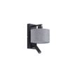 Moderne-wandlamp-zwart-met-grijs-rond-en-leeslamp---Puglia