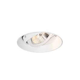 Spot encastré moderne blanc GU10 AR70 rond sans bordure - Oneon