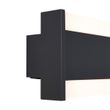 Moderne-vegglampe-svart-30-cm-inkl.-LED-CCT-IP54---Vanya
