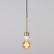 Lámpara-colgante-moderna-bronce-con-pantalla-45-cm-blanca---Combi-1
