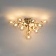 Stropní-svítidlo-Art-Deco-bronzové-s-jantarovým-sklem-12-světlo---Bianca