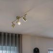 Moderne-taklampe-messing-3-lys-justerbar---Jeana