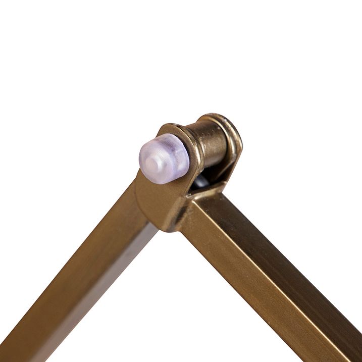 Industriële wandlamp messing verstelbaar - Avon