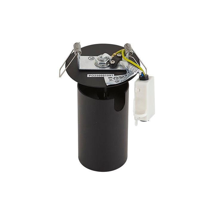 Spot încastrat modern negru GU10 50mm IP44 - Chels