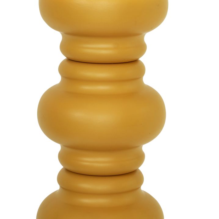 Retro podna lampa senf žuta sa matiranim staklom - Fedde