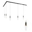 Sistema-di-illuminazione-su-binario-moderno-con-5-luci-a-sospensione-color-canna-di-fucile-monofase---Iconic-Lloyd