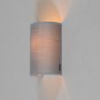 Moderná-nástenná-lampa-sivá---Simple-Drum