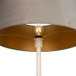 Japandi-lattiavalaisin-beige-taupenvärisellä-varjostimella-ja-kultaisella-sisäpinnalla-50-cm---Simplo