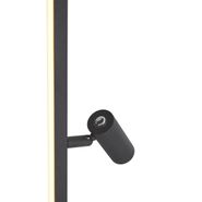 Design-Floor-Lamp-Black-with-Reading-Lamp-Incl.-LED-with-Touch-Dimmer---Throttle