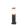 Llambë-moderne-me-shtylla-të-jashtme-Gri-e-errët-me-Opal-45-cm-IP44---Malios
