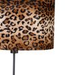 Stojací-lampa-černá-s stínítkem-s leopárdím-vzorem-40-cm---Parte