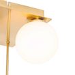 Moderne-Deckenleuchte-Gold-mit-Opalglas-5-Licht---Athen