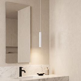 Design-Pendelleuchte Weiß GU10 50mm IP44 - Tuba