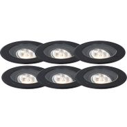 Conjunto-de-6-focos-de-exterior-modernos-negros-ajustables-AR70-IP65---Delux