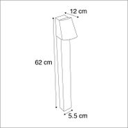 Lampada-da-esterno-moderna-in-piedi-antracite-con-LED---Uma