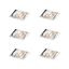 Ensemble-de-6-spots-encastrables-blancs-GU10-AR70-sans-bordure---Oneon