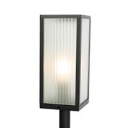 Utendørs-gulvlampe-svart-med-ribbet-glass-100-cm-IP44---Charlois-Ribbed
