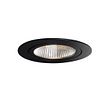 Zapustené-bodové-svietidlo-čierne-9,5-cm-vrátane-LED-1015-lm-stmievateľné-IP23---Gaius