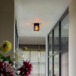 Modern Ceiling Lamp Black Cube - Cela