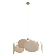 Japandi-hanglamp-beige-95cm---Organica