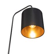 Inteligentná-stojaca-lampa-čierna-vrátane-WiFi-žiarovky-A60---Lofty