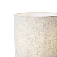 Japandi-bordlampe-sort-med-linnedskærm---Timo