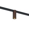 Moderner Strahler Dunkelbronze für Schienensystem 1-phasig GU10 35mm - Slimline Nubee Honey