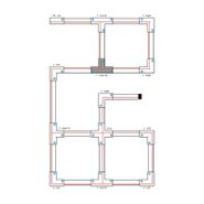Conector-en-T-para-carril-trifásico-T-derecho-blanco