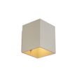 Moderna-zidna-lampa-bež-G9-kvadratna---Sola