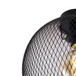 Moderní-stropní-svítidlo-černé-30-cm---Mesh-Ball