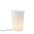 Outdoor-Stehleuchte-weiß-60-cm-Blumentopf-IP44---Verano
