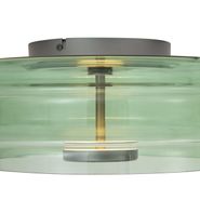 Dizajnerska-plafonska-lampa-metalik-sa-zelenim-staklom-uklj.-LED-sa-3-stepenim-prigušivanjem---Meadow