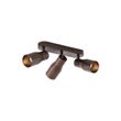 Spot-encastré-rond-bronze-foncé-GU10-50-mm-3-lumières---Stanley