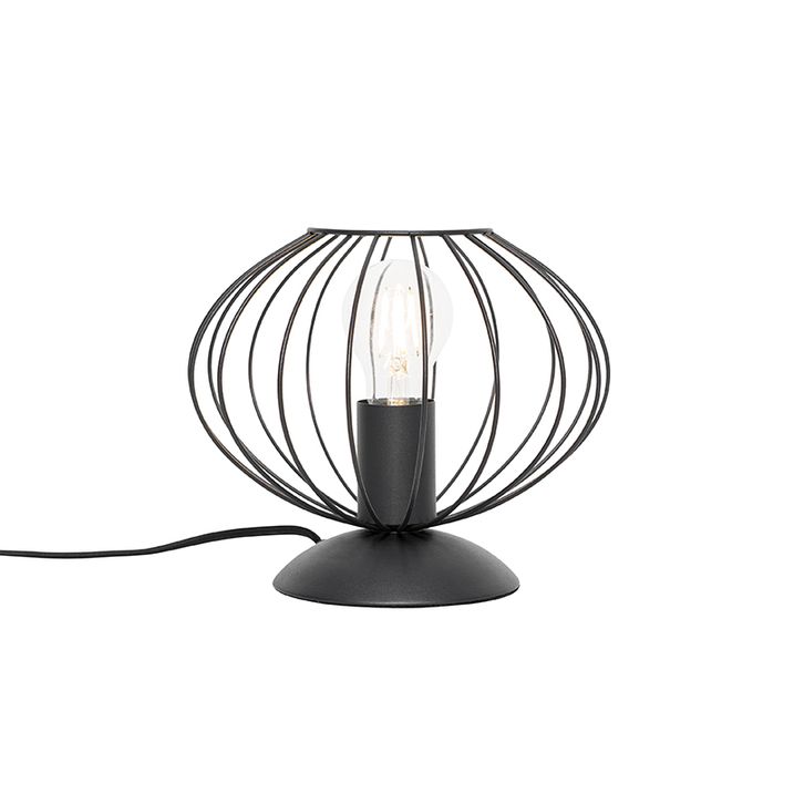Lampe de table industrielle noire - Margarita