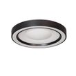 Plafonnier-noir-avec-LED-RGBW-dimmable-et-télécommande---Arco