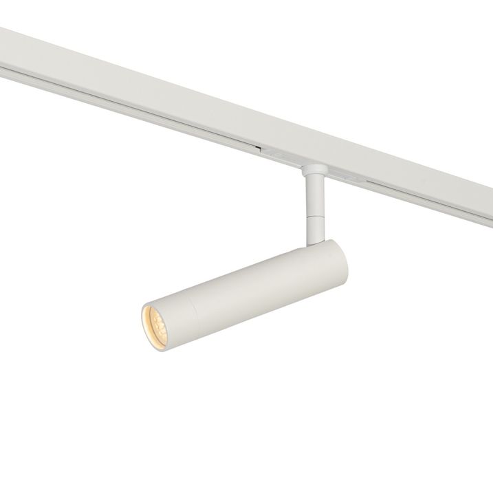 Moderné biele bodové svetlo pre 1-fázový koľajnicový systém - Slimline Uzzy