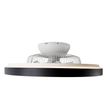 Plafondventilator-zwart-met-ster-effect-60cm-incl.-LED-dimbaar-met-afstandsbediening---Climo