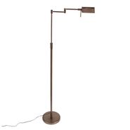 Lámpara-de-pie-de-diseño-en-bronce-oscuro-con-LED-y-regulador-táctil---Notia