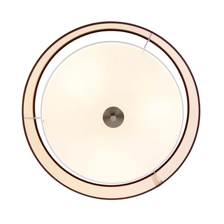 Pametna stropna svetilka rjava z belo 50 cm 3-luči vklj. 3 Wifi A60 - Drum Duo
