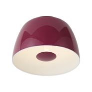 Retro-stropní-lampa-červená-s-bílým-vnitřkem-vč.-LED-3-stupňově-stmívatelná---Vera