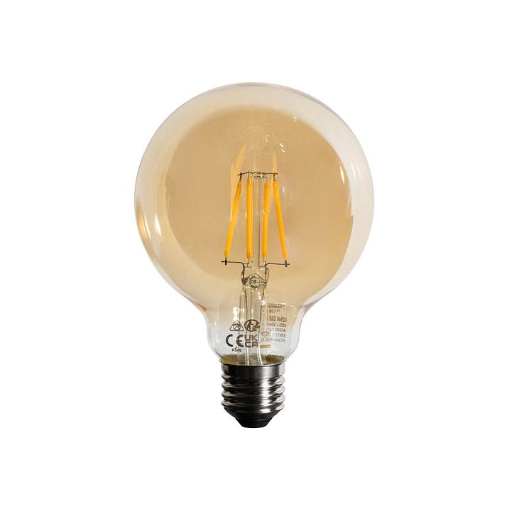 Sæt af 5 E27 3-trins dæmpbar LED-pære guld G95 4W 450lm 2700K