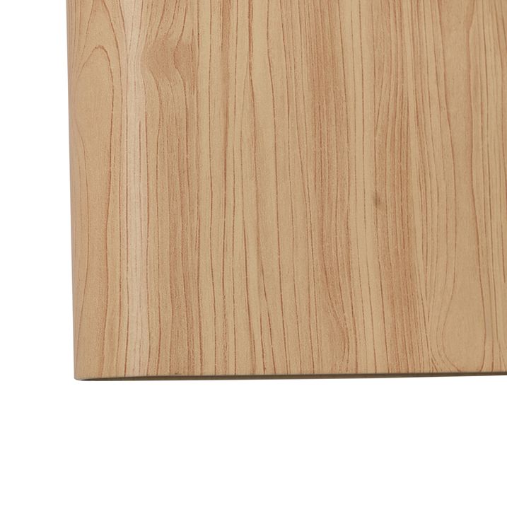 Skandinavische Aussenwandleuchte Holzprint 17,5 cm inkl. LED IP65 - Batt