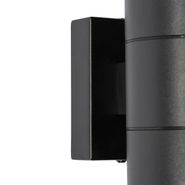 Moderne-vegglampe-for-utendørs-bruk-sort-2-lys-AR70-IP44---Duo