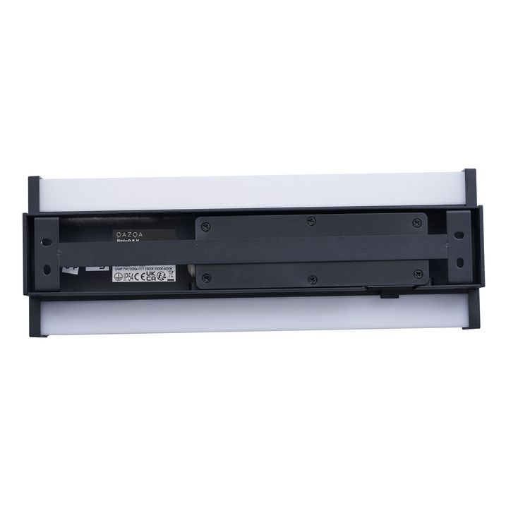 Moderne vegglampe svart 30 cm inkl. LED CCT IP54 - Vanya