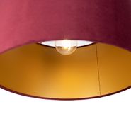 Riippuvalaisin-musta-punaisella-varjostimella-ja-kultaisella-sisustuksella-35cm-3-lamppuinen---Cava