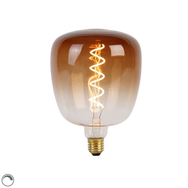 E27 Stmívatelná LED žárovka DECO 5W 130lm 1800K 14 cm