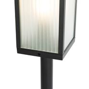 Utendørs-gulvlampe-svart-med-ribbet-glass-100-cm-IP44---Charlois-Ribbed