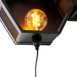 Priemyselná-nástenná-lampa-čierna---Comb-gaze