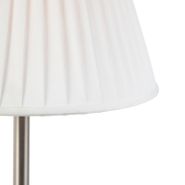 Lampe-de-table-classique-en-acier-avec-abat-jour-plissé-blanc-35-cm---Simplo